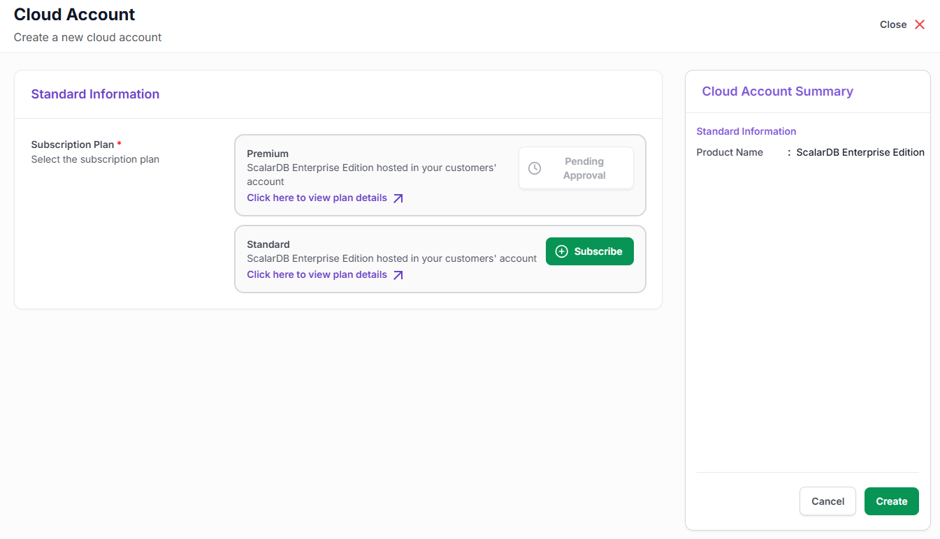 Pending approval in the Scalar portal