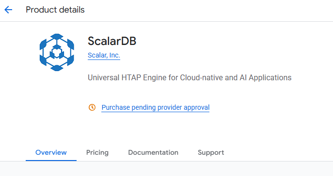 Pending provider approval